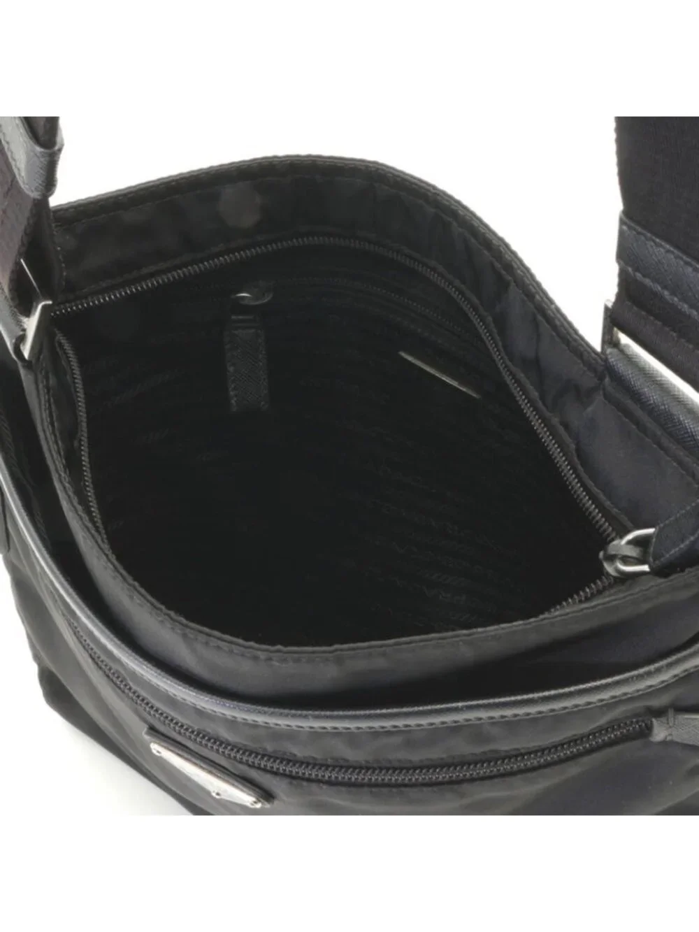 Prada Shoulder Bag Black Nylon
